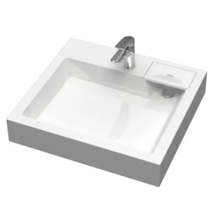 Раковина Reflexion Delta RX6055DE белая 60x55