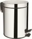 Ведро для мусора Aquanet 298617 5 л никель