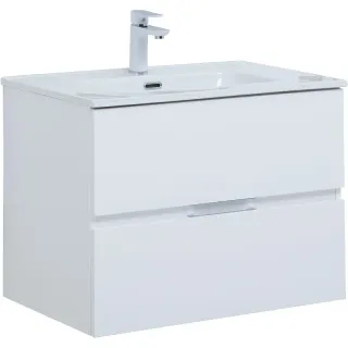 Тумба под раковину Aquanet Алвита New 303909 70 см белый матовый