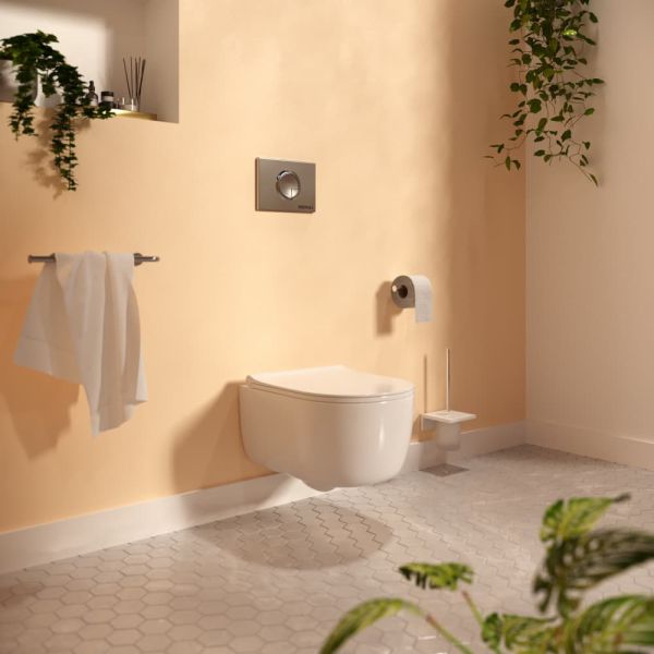 Инсталляция для унитаза Berges Novum R2 с кнопкой матовый хром 040222