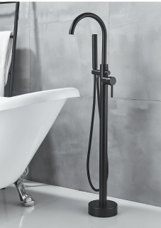Напольный смеситель для ванны Boch Mann Braies чёрный матовый BM8921