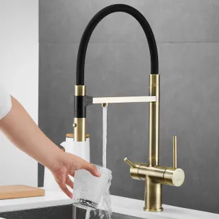 Смеситель для кухни Rose R958Q бронза