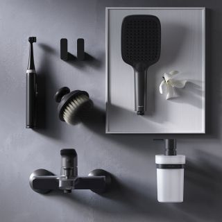 Смеситель для ванны и душа Am.Pm Func F8F10022 черный