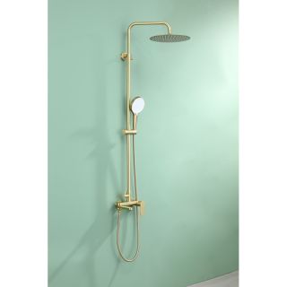 Душевая стойка Raglo R10.24.03 золотой сатин