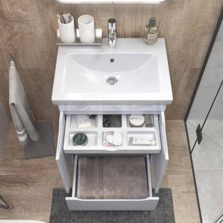 Тумба под раковину напольная Vigo Grani 284 60 см белый