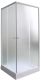 Душевой уголок Parly с поддоном 80x80см белый ZEQ8111