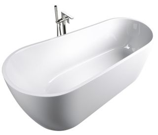 Акриловая ванна Cerutti SPA Viva CT9127 отдельностоящая 170x75см