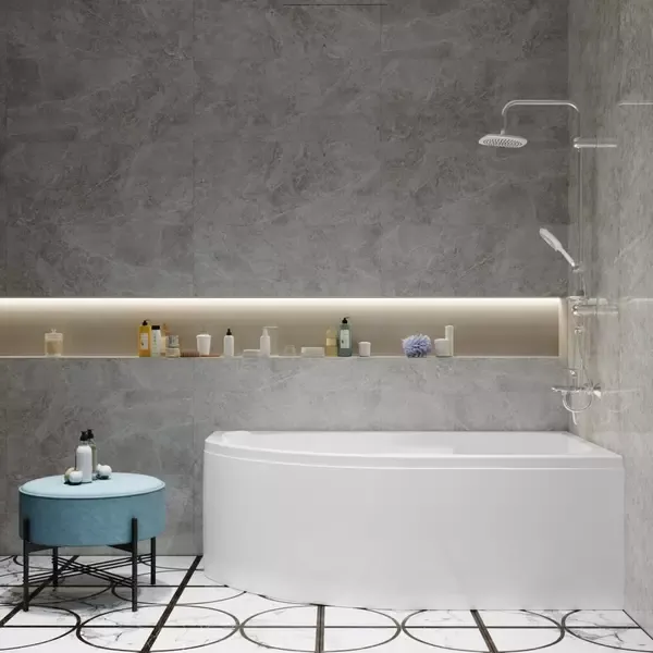 Акриловая ванна Triton София Щ0000067489 правая 150x95 см на Х-каркасе белый