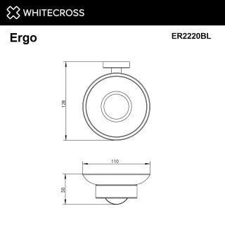 Мыльница подвесная WHITECROSS Ergo ER2220GL золото