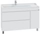 Тумба под раковину СанТа Марс 700254 120см белый