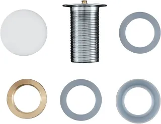 Донный клапан Aquane 330951 без перелива белый матовый