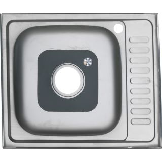 Мойка 6050 R Melana 0,8/180 правая хром с сифоном (178 t R *10)