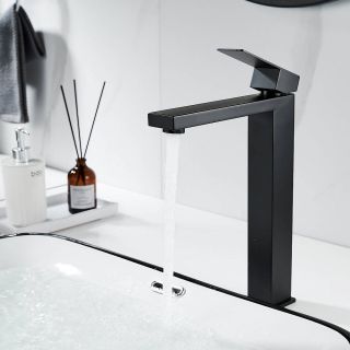 Смеситель для раковины Shevanik S7011H чёрный