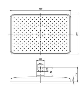 Встроенная душевая система RUSH Thira (TR3635-60White)