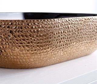 Раковина CeramaLux  D1302H024 черно-медная 50 см