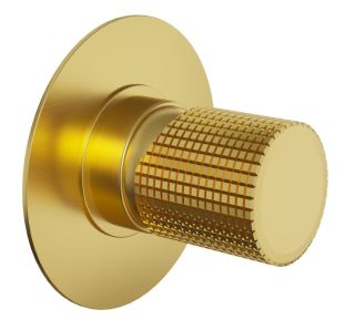 Встраиваемый смеситель для душа Paini Cox Grip 7GPJ690 матовое золото