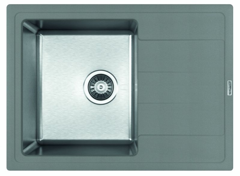 Кухонная мойка Florentina Комби 650 серый шёлк