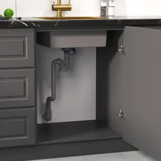 Мойка кухонная Reflexion Iseo 65-SS RX2265SS  полированная сталь