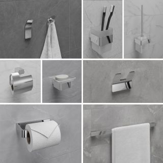 Крючок одинарный Lemark Smooth Line 9711001 хром