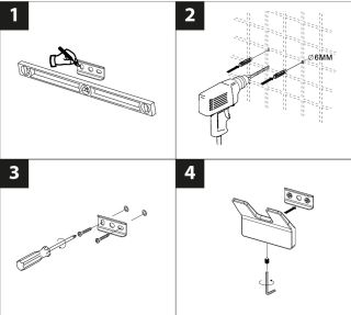 Крючок двойной Lemark Smooth Line 9712005 чёрный матовый