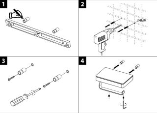Держатель для туалетной бумаги Lemark Glass Line 9722030 с полкой чёрный матовый/чёрное стекло