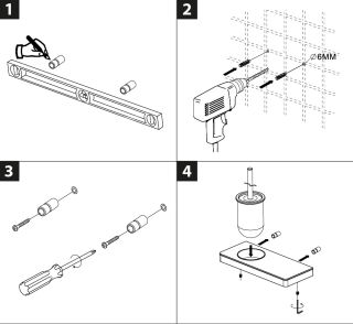Ёршик для унитаза Lemark Glass Line 9761031 с держателем и полкой хром/белое стекло