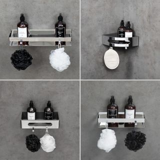 Полка для душа Lemark Shelf line 9771052 хром