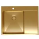Мойка кухонная Reflexion Maggiore 65-GD RX2365GD брашированное золото