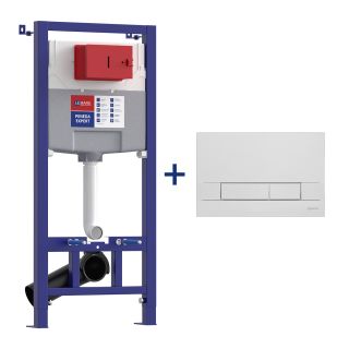 Инсталляция для подвесного унитаза Lemark Peneda Expert 9812111 с кнопкой смыва Bit хром глянец