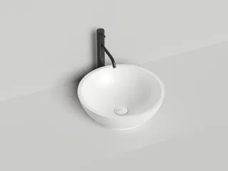 Накладная раковина Salini Gloria 03 S-Stone 1102203M 42см белый матовый