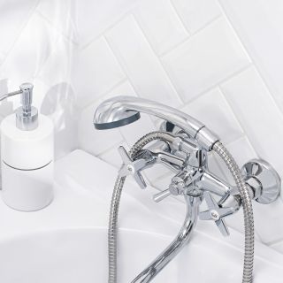 Смеситель для ванны с душем РМС SL72-143 хром