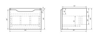 Dreja Тумба Tiny 50, белый лак