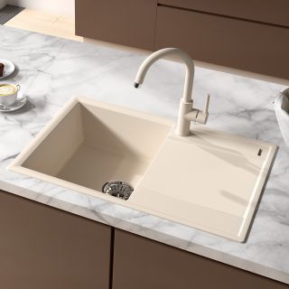 Кухонная мойка Lemark Imandra 760 9910030 шампань