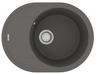 Кухонная мойка Lemark Lacha 620 9910053 серый шёлк