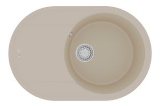 Кухонная мойка Lemark Lacha 760 9910056 бежевый