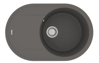 Кухонная мойка Lemark Lacha 760 9910059 серый шёлк