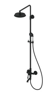 Душевая стойка Wonzon & Woghand Steam WW-88739008-MB чёрный матовый