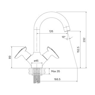 Смеситель для раковины IDDIS Copter хром глянцевый COPSB00i01