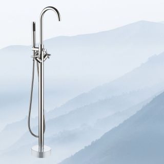 Напольный смеситель для ванны Swedbe Spira 4002 хром