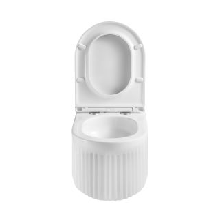 Подвесной унитаз Point Деметра PN41121 безободковый белый