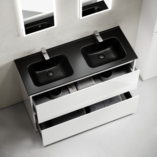 Тумба напольная под раковину Sancos Libra Floor LB120F-2W 120 см белый