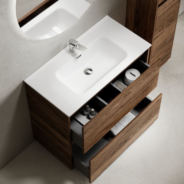 Тумба напольная под раковину Sancos Libra Floor LB90FECH 90 см дуб чарльстон