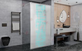 Душевая перегородка AvaCan LC 100 MT хром