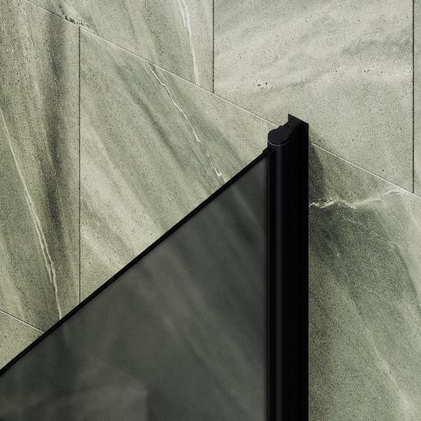 Шторка на ванну MaybahGlass MGV-774-6 50см чёрный