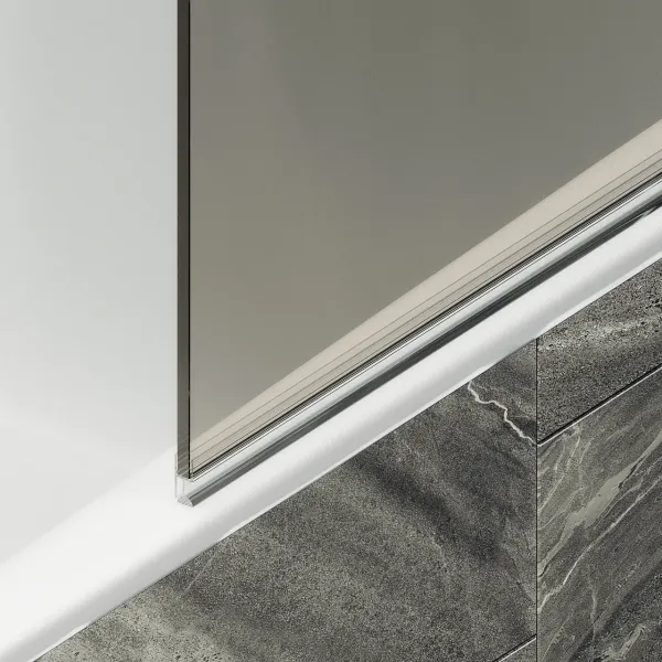 Шторка на ванну MaybahGlass MGV-606-1 50см белый