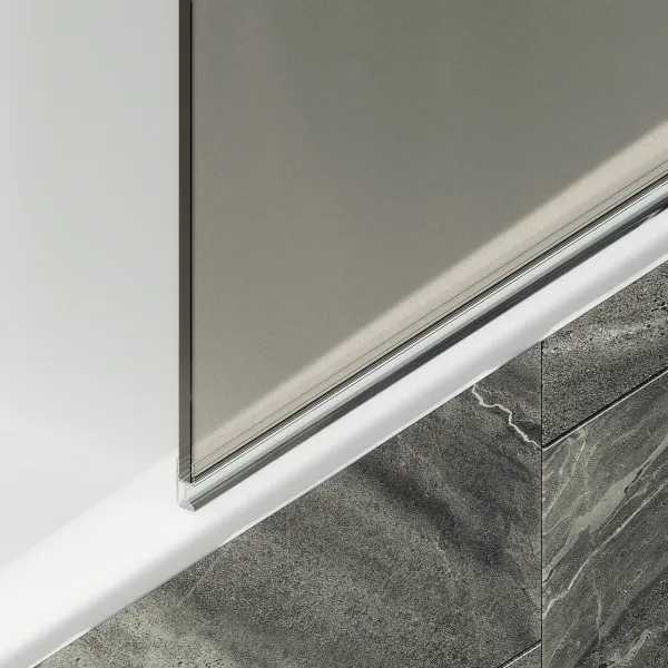 Шторка на ванну MaybahGlass MGV-617-1 70см белый