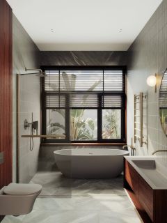 Душевая перегородка MaybahGlass MGD-727-2ш 79см бронза