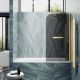 Шторка на ванну MaybahGlass MGV-791-3 80см золото