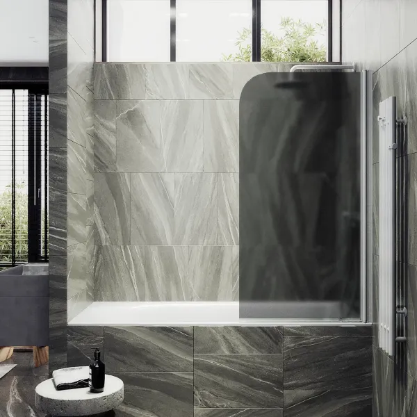 Шторка на ванну MaybahGlass MGV-624-1 80см бронза