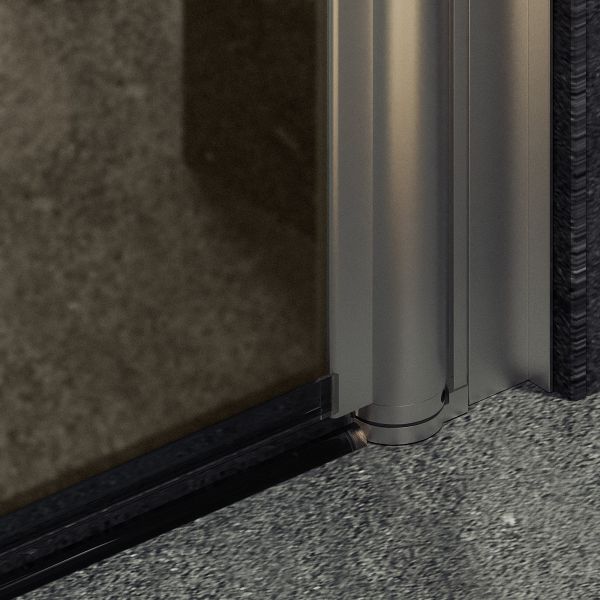 Душевая дверь MaybahGlass MGD-805-5 80см хром матовый